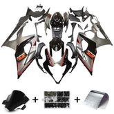 Amotopart 2005-2006 Kit carena Suzuki GSXR 1000 grigio e nero