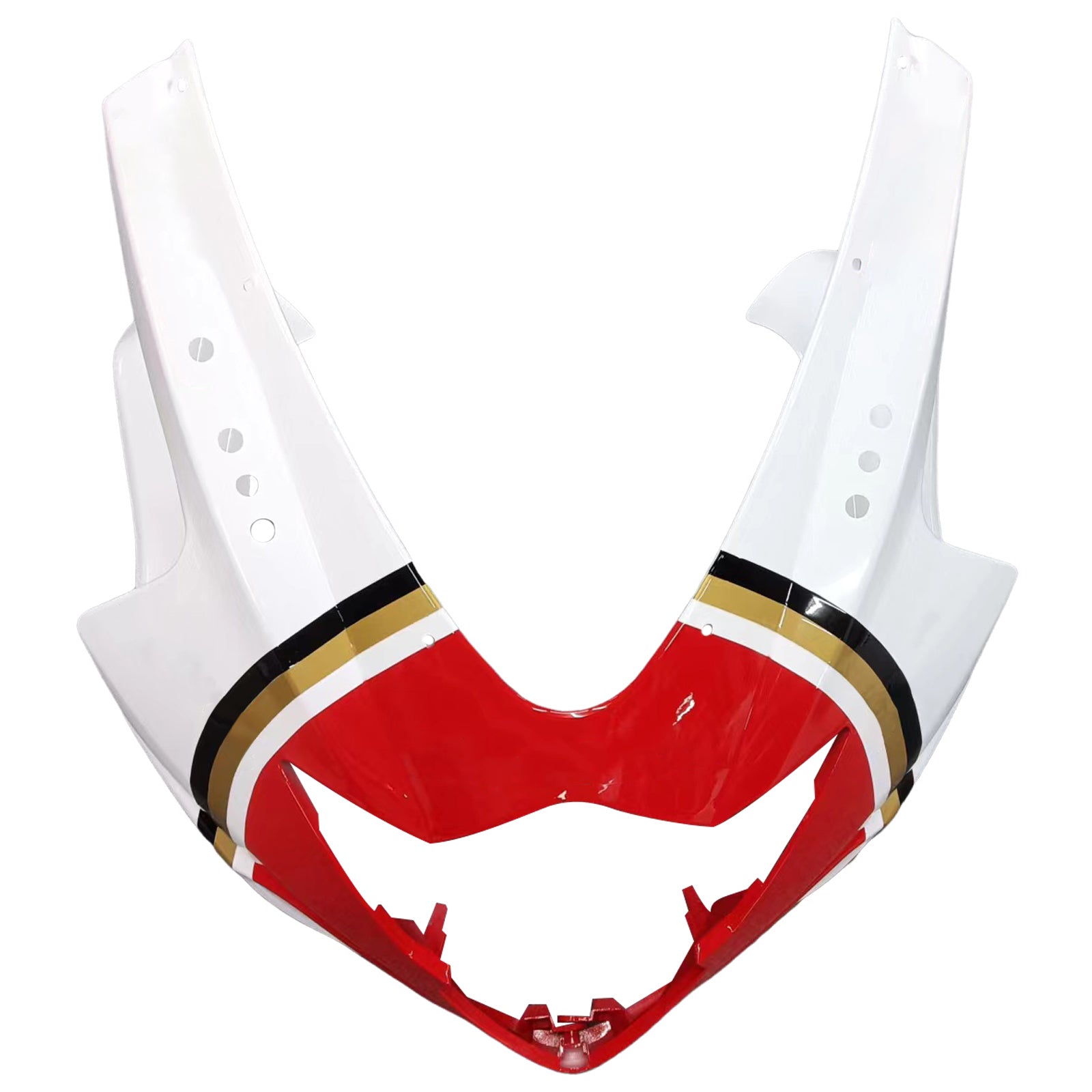 Amotopart 2005-2006 Suzuki GSXR1000 K5 White&Red Lucky Strike Fairing Kit
