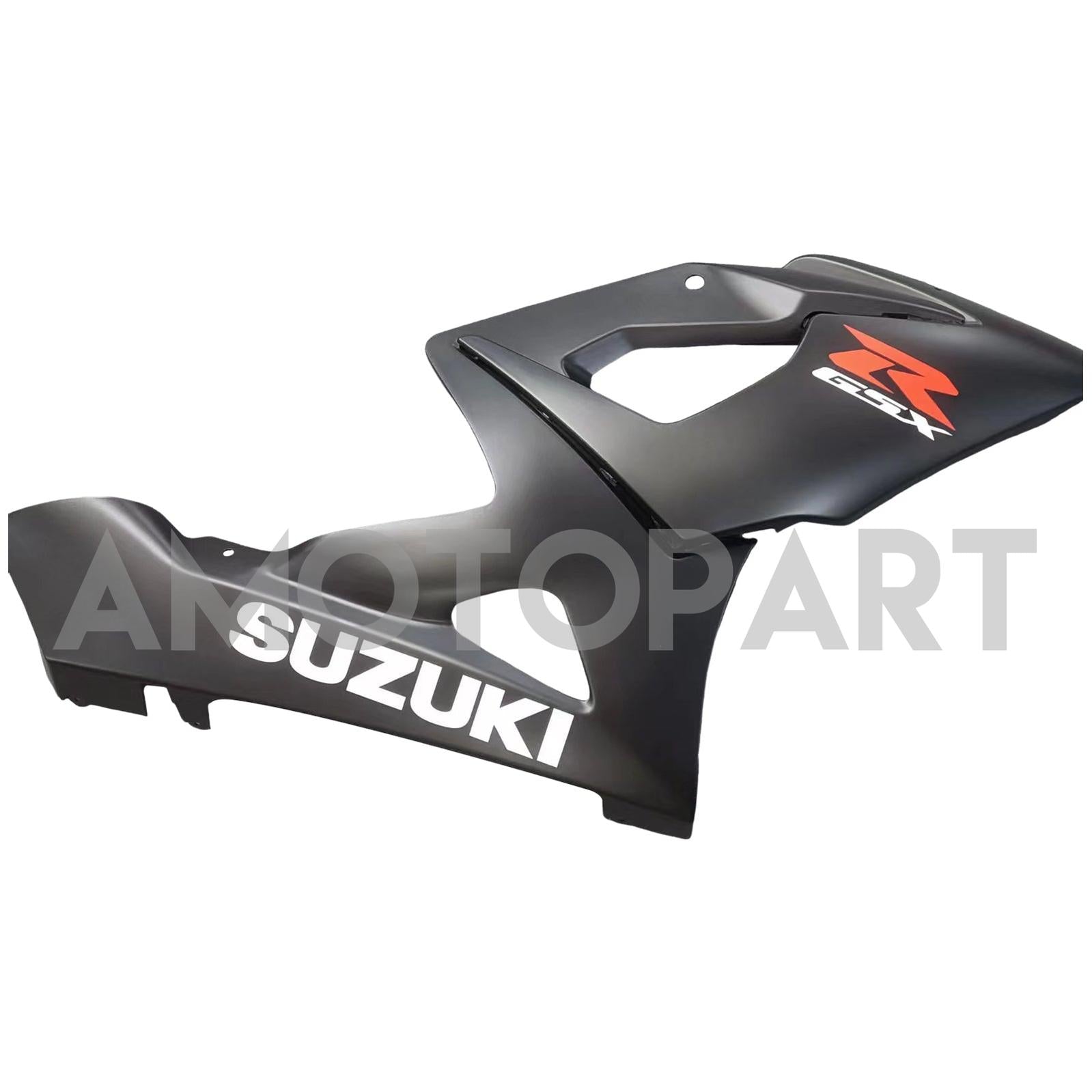 Amotopart 2005-2006 Suzuki GSXR1000 K5 Matte Black with Logos Fairing Kit