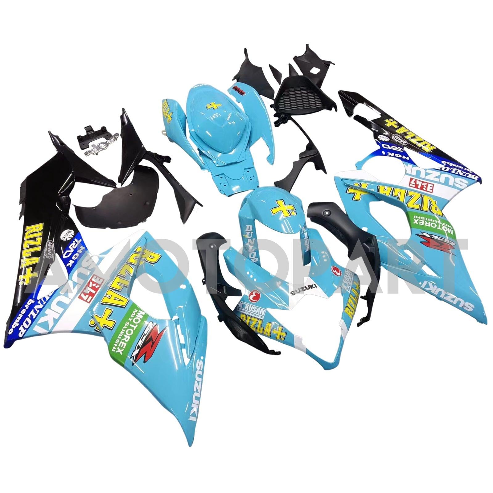 AMOTOPT 2005-2006 SUZUKI GSXR1000 FAINING BLUE BLUE LUZ KIT