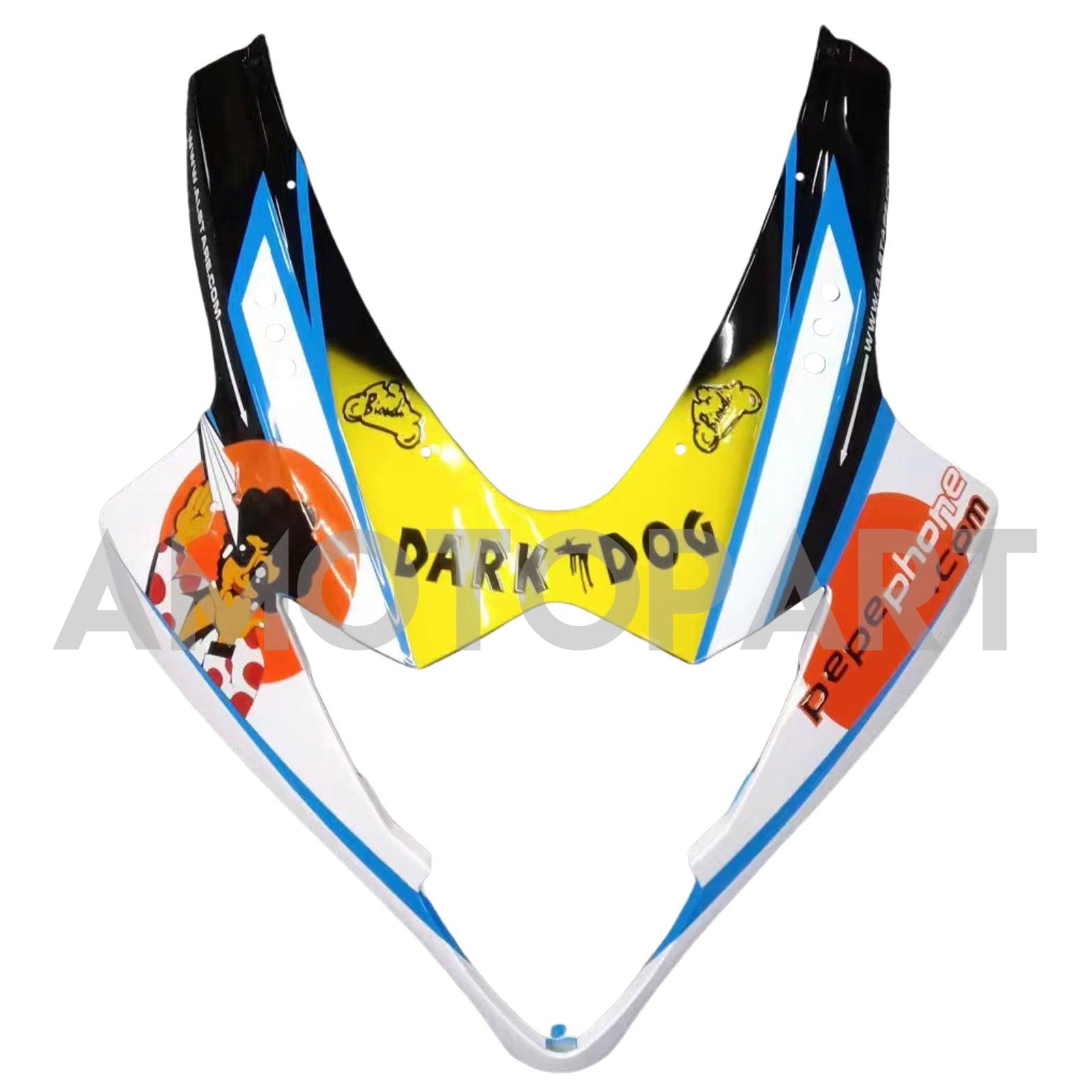 Amotopart 2005-2006 Suzuki GSXR1000 Fairing White&Blue Kit