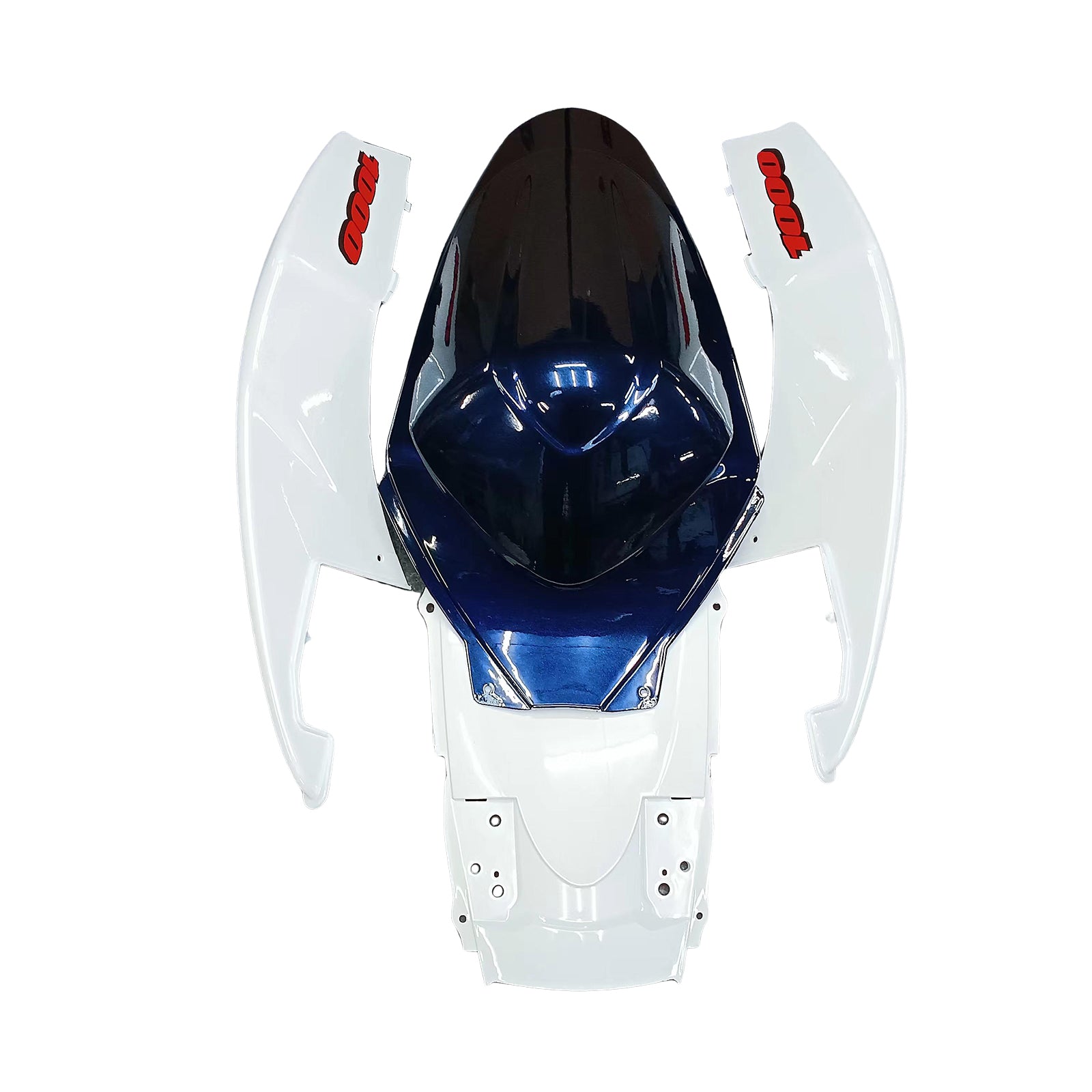 Amotopart 2005-2006 Suzuki GSXR 1000 Blue&White Fairing Kit