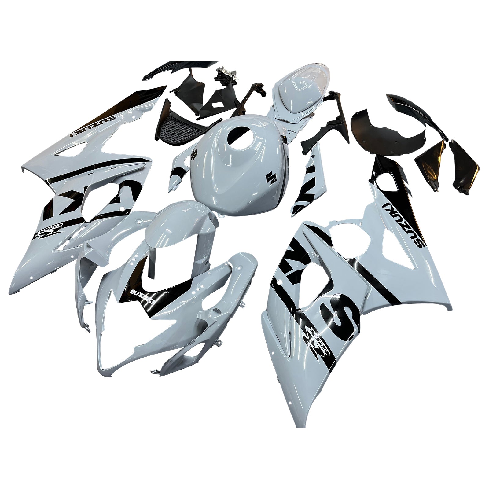 Amotopart 2005-2006 Suzuki GSXR1000 K5 Black&Grey Style3 Fairing Kit