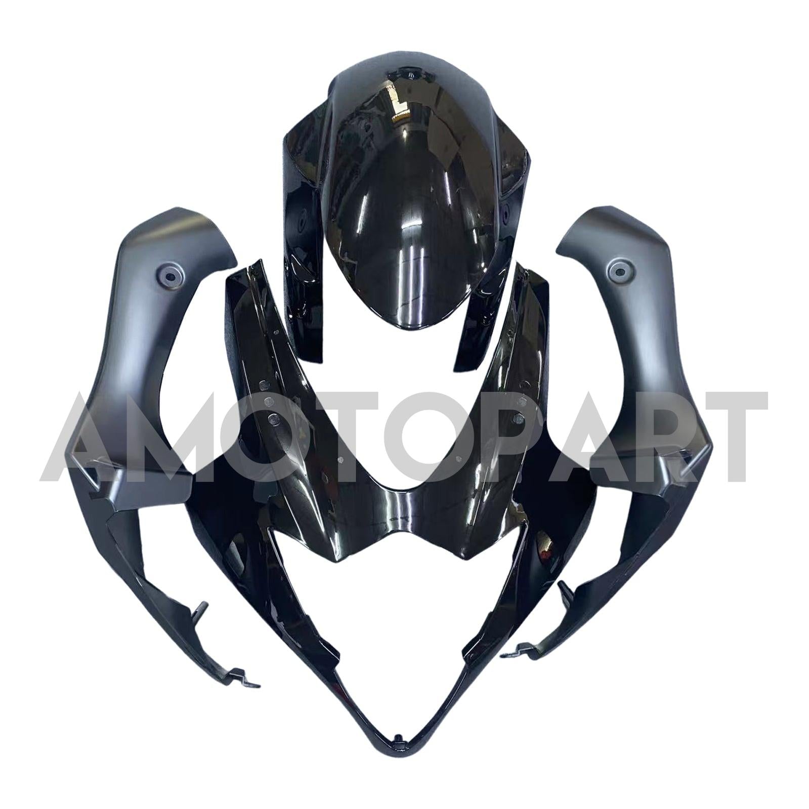 Amotopart 2005-2006 Suzuki GSXR1000 K5 Black Shark Teeth Fairing Kit