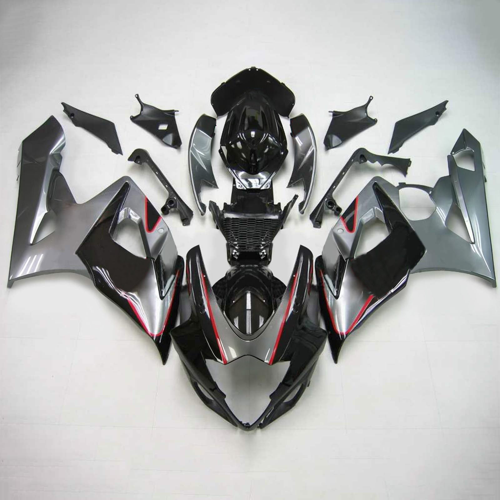 Carenagem cinza Amotopart para Suzuki GSXR1000 2005-2006&Bfalta Kit
