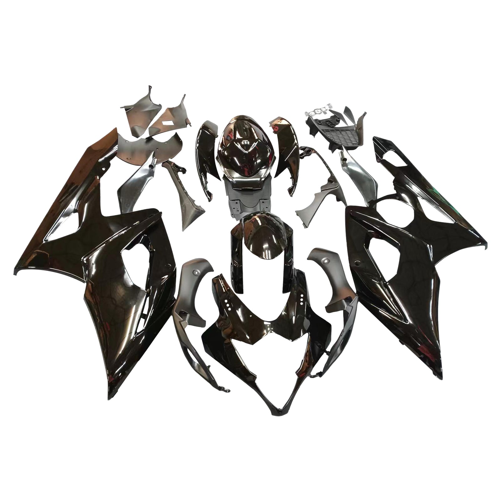 Amotopart 2005-2006 Suzuki GSXR1000 Fairing Glossy Black Kit