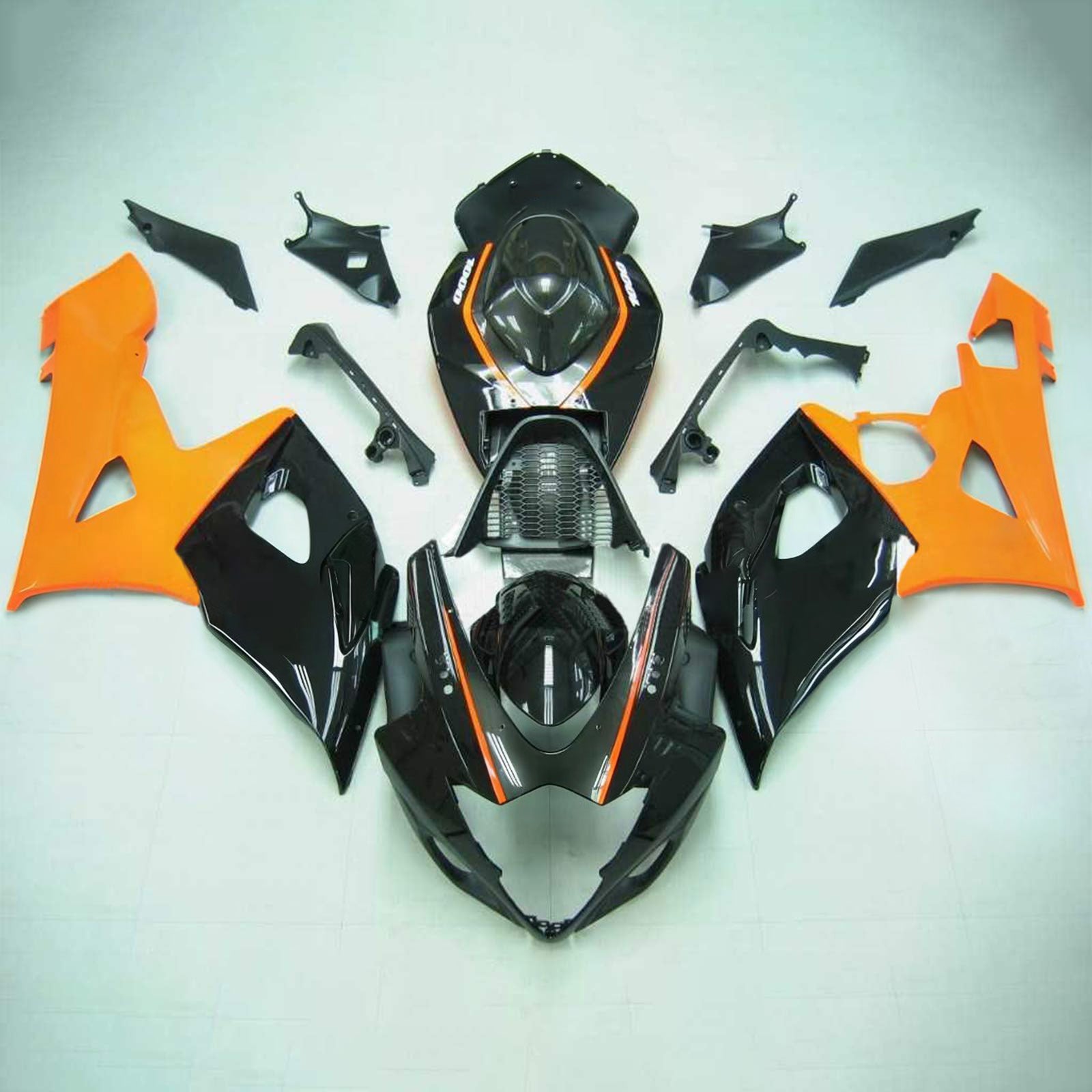 Carenagem laranja Amotopart para Suzuki GSXR1000 2005-2006&Bfalta Kit