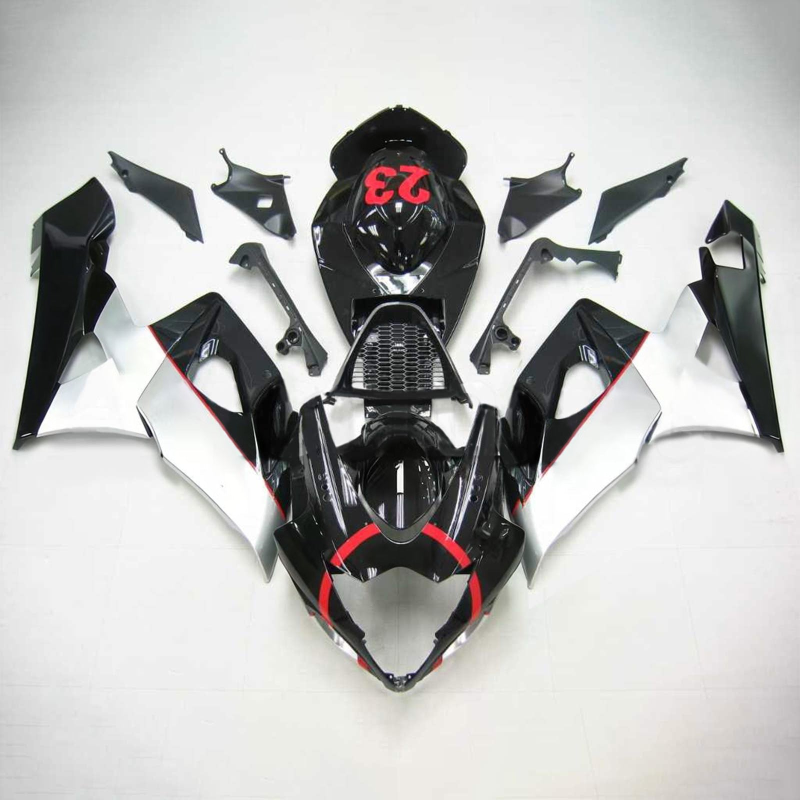 Carenagem Amotopart 2005-2006 Suzuki GSXR1000 Jordan White&Bfalta Kit