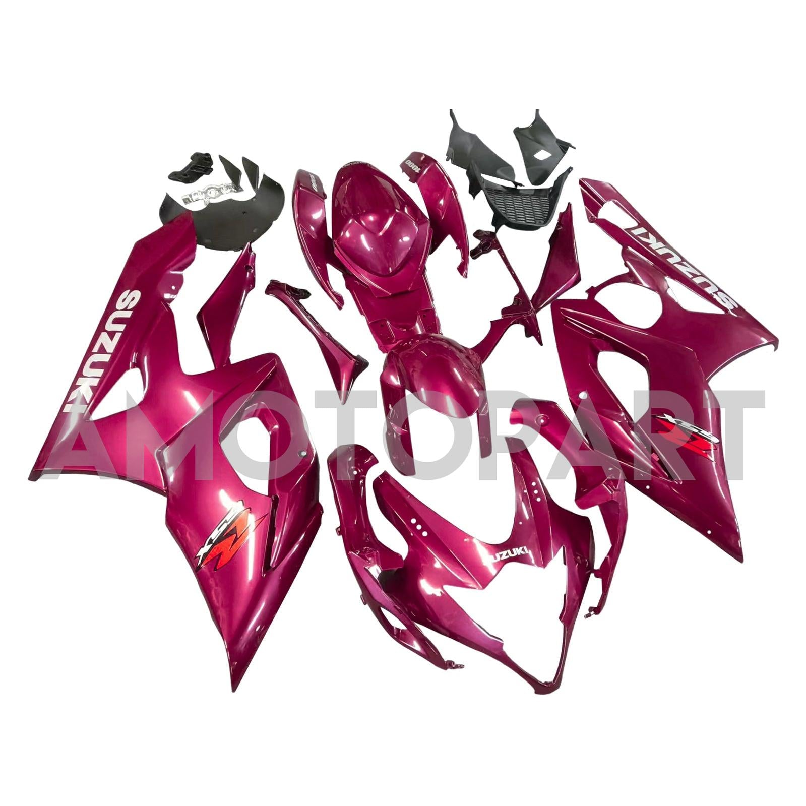 Amotopart 2005-2006 Suzuki GSXR1000 Fairring Marsala Red Kit