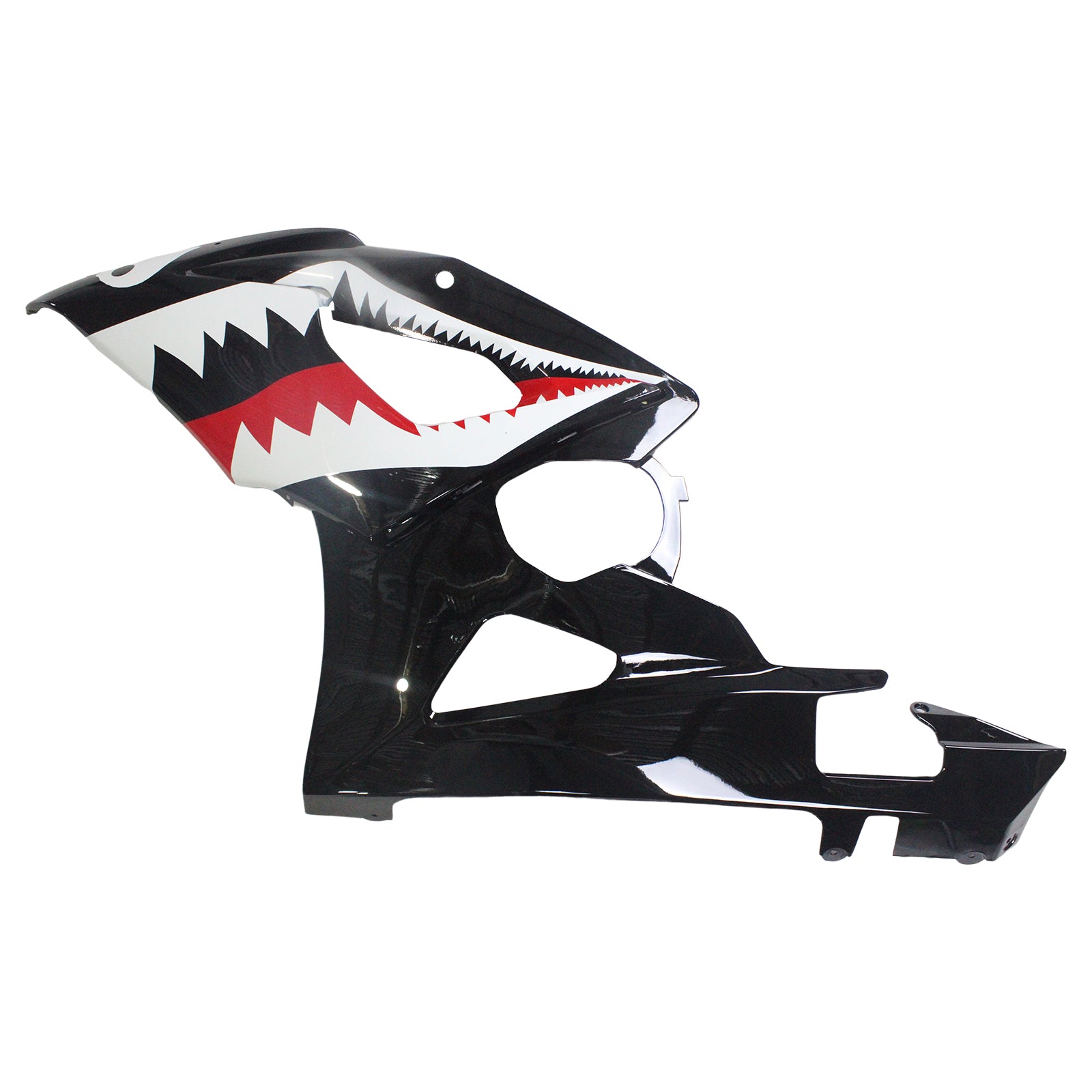 Amotopart 2005-2006 Suzuki GSXR1000 Fairing Black Sharkteeth Kit