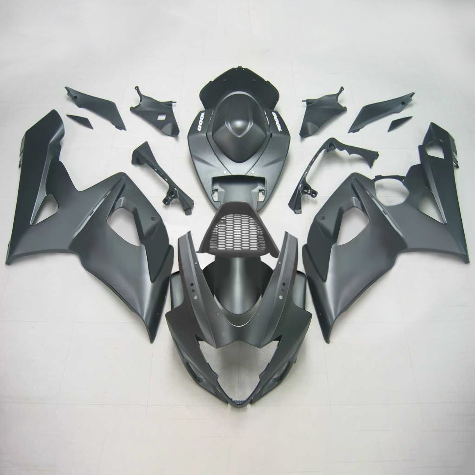 Kit de carenagem Amotopart 2005-2006 Suzuki GSXR1000 fosco cinza escuro