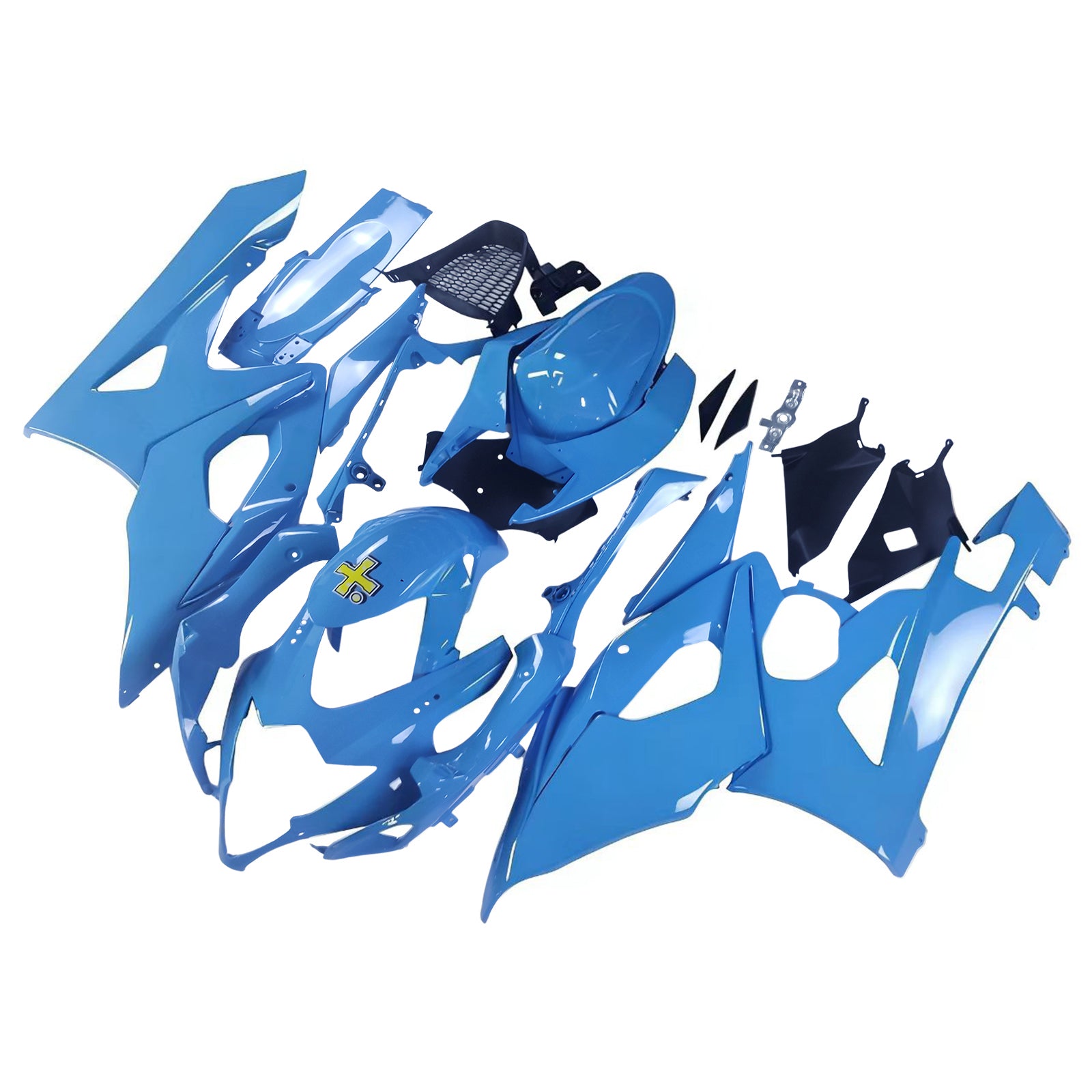 Amotopart 2005-2006 Suzuki GSXR1000 Fairing Rizla Blue Kit