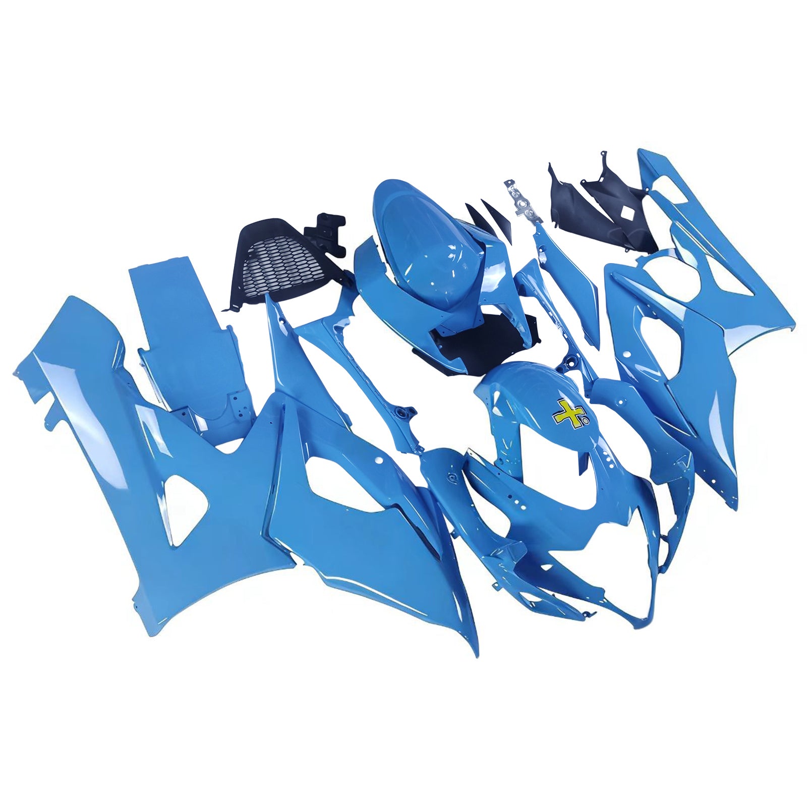 Amotopart 2005-2006 Suzuki GSXR1000 Fairing Rizla Blue Kit
