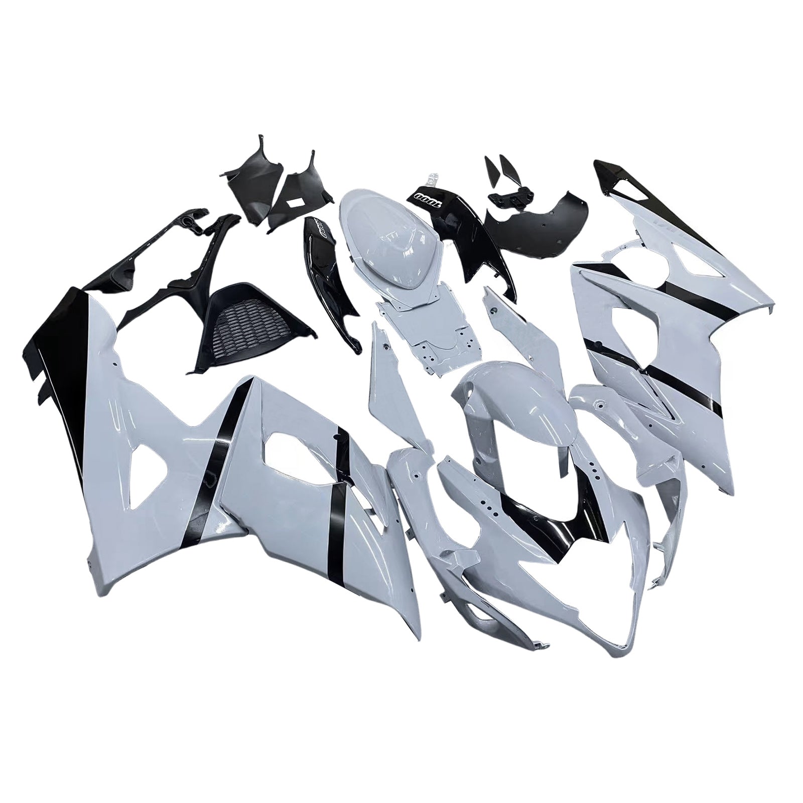 Amotopart 2005-2006 Suzuki GSXR1000 Fairing Grey&Black Kit