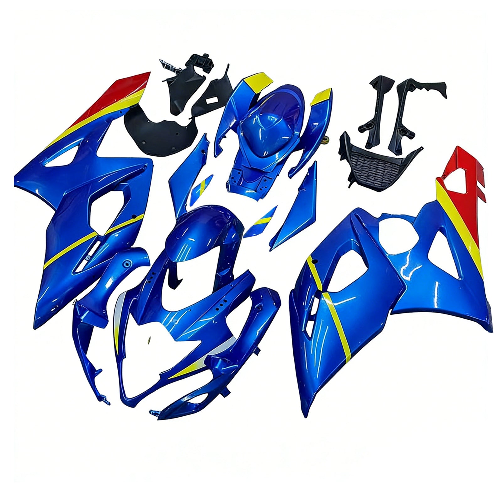 Amotopart 2005-2006 Suzuki GSXR1000 Fairing Blue Style4 Kit