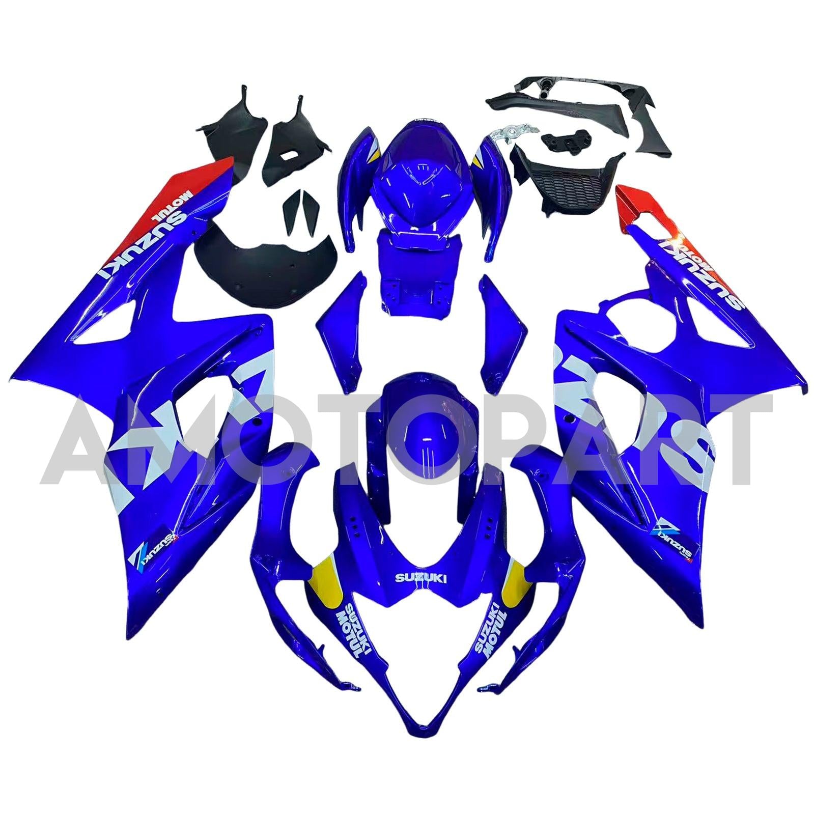 Amotopart 2005-2006 Suzuki GSXR1000 Fairing Blue Style1 Kit