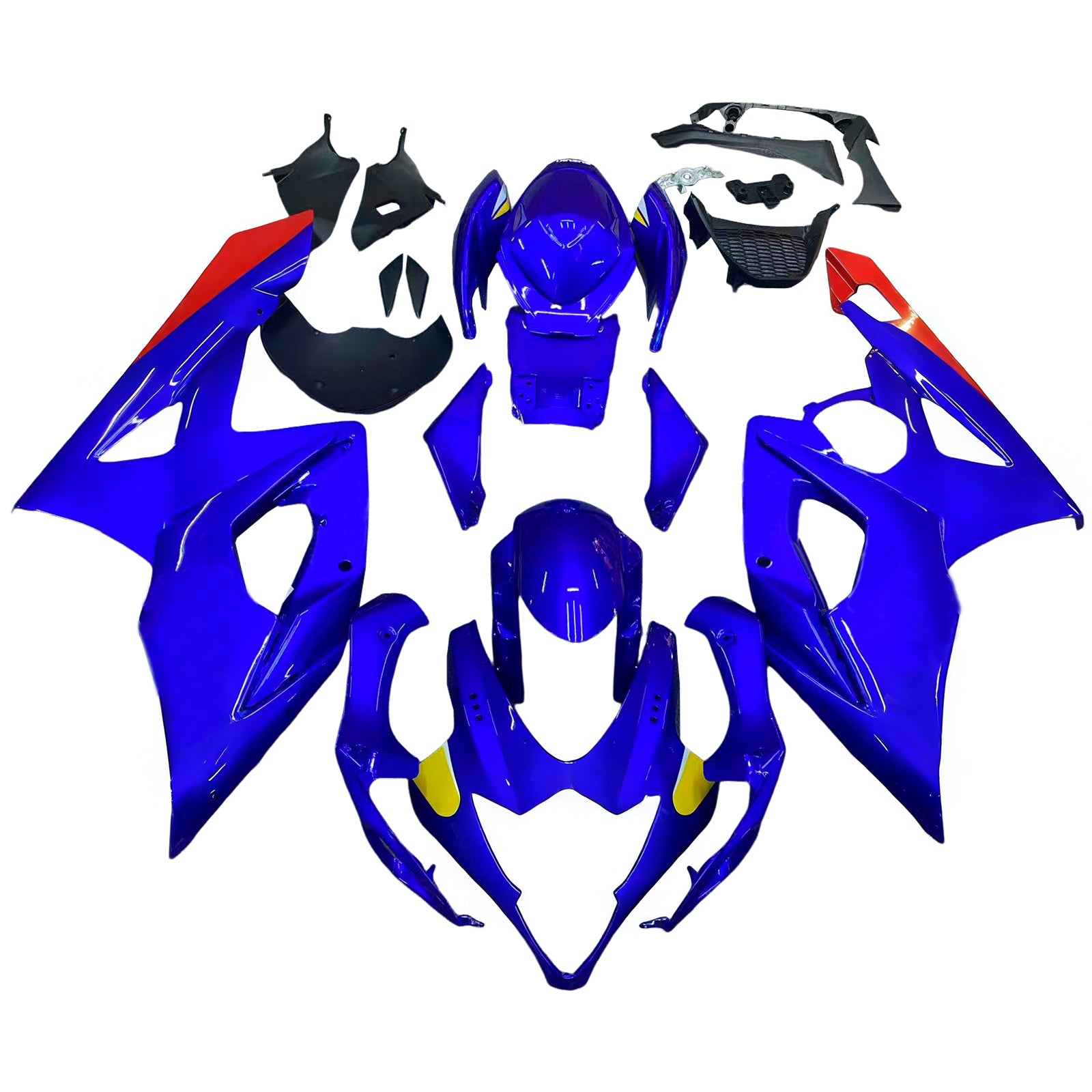 Amotopart 2005-2006 Suzuki GSXR1000 Fairing Blue Style1 Kit