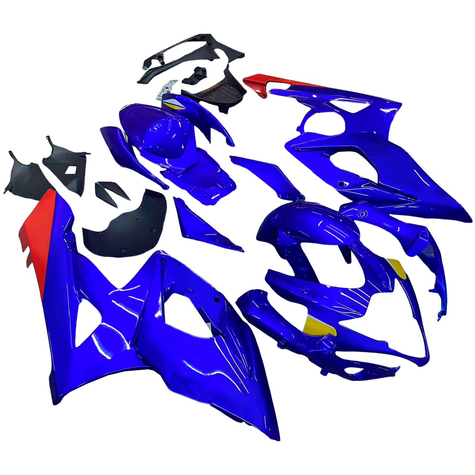 Amotopart 2005-2006 Suzuki GSXR1000 Fairing Blue Style1 Kit