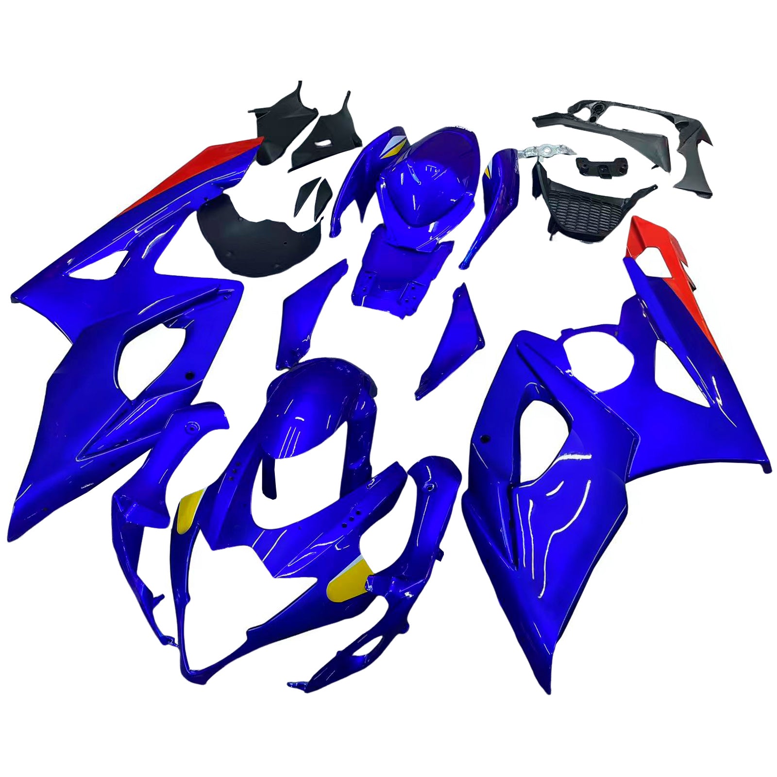 Amotopart 2005-2006 Suzuki GSXR1000 Fairing Blue Style1 Kit