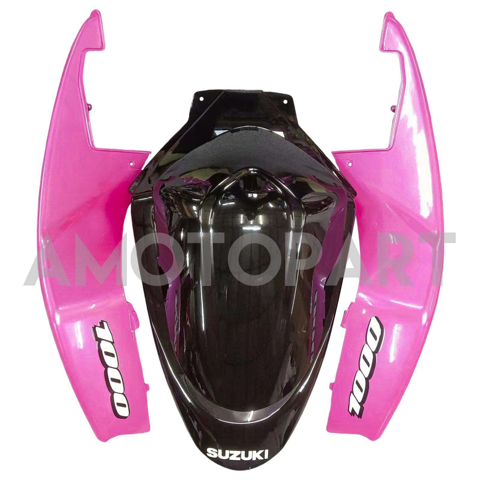 Amotopart 2005-2006 Suzuki GSXR1000 Fairing Black&Pink Kit