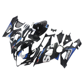 Kit carena Amotopart 2005-2006 Suzuki GSXR1000 nero e blu