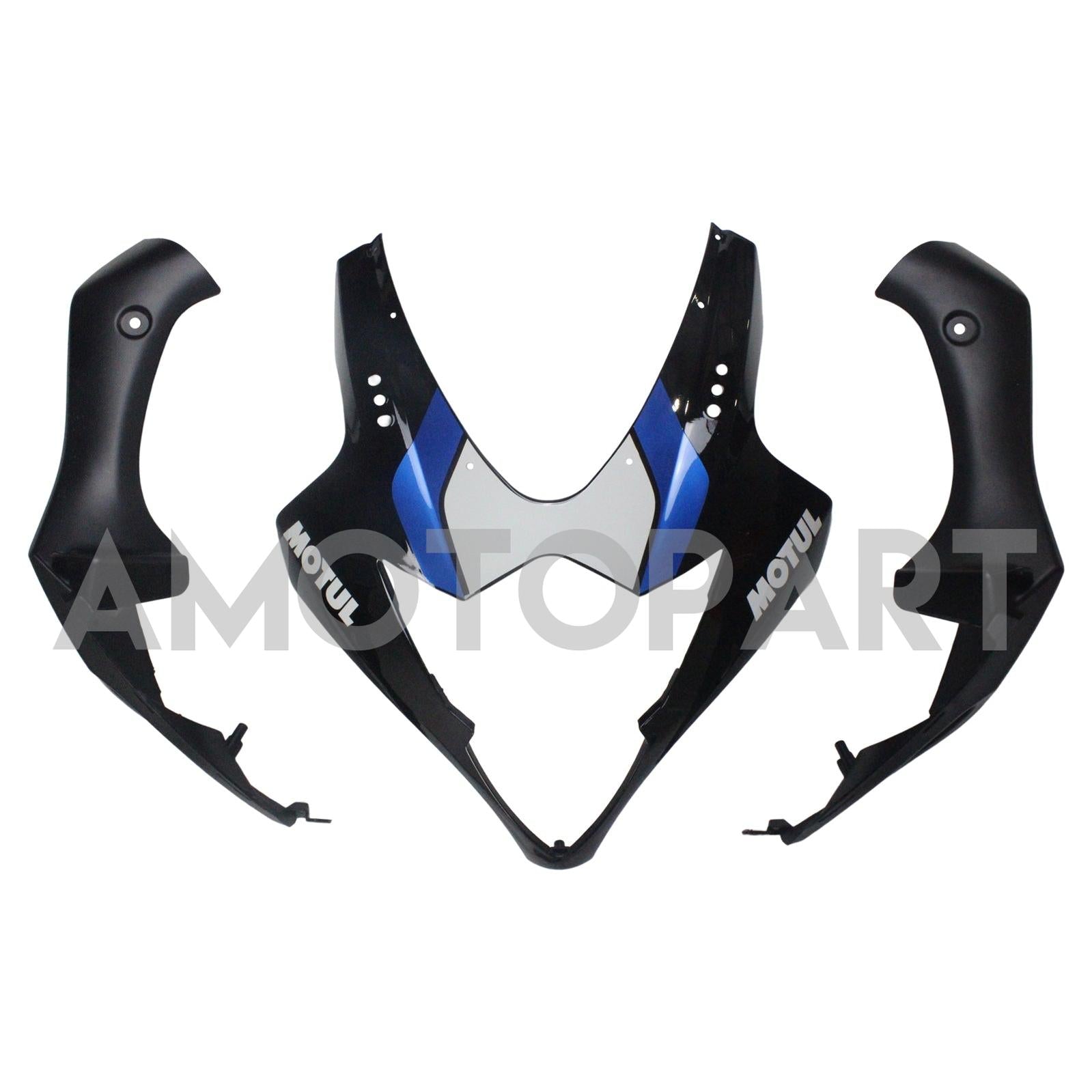 Amotopart 2005-2006 Suzuki GSXR1000 Fairing Black&Blue Kit