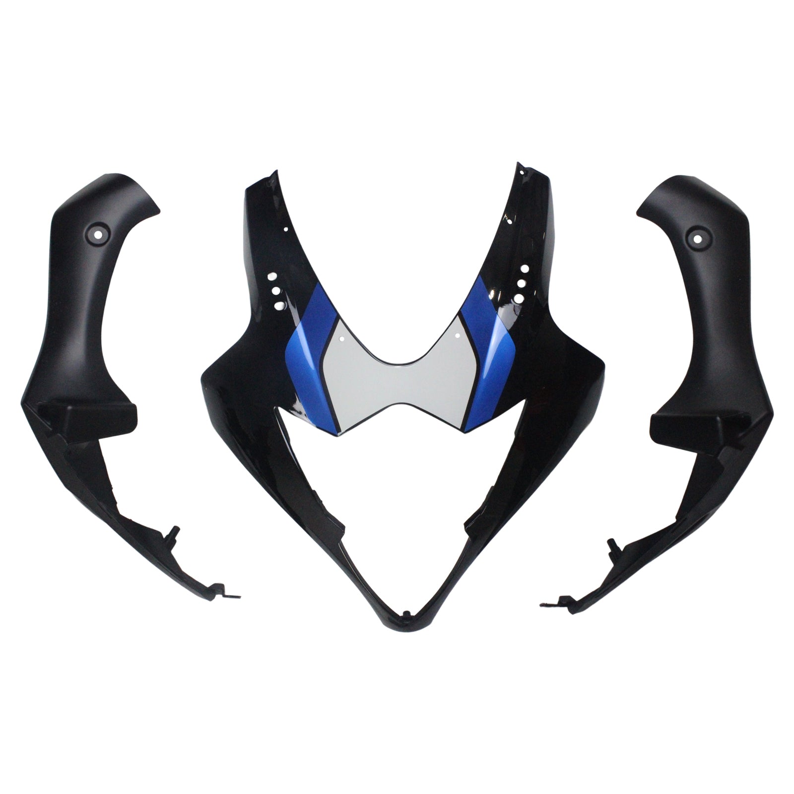 Amotopart 2005-2006 Suzuki GSXR1000 Kit de carenado negro y azul