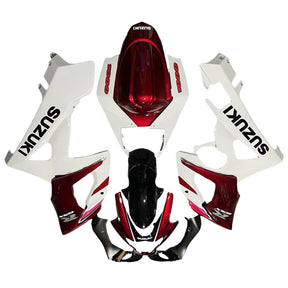 Amotopart 2005-2006 K5 GSXR1000 Suzuki Kit carena rosso e bianco