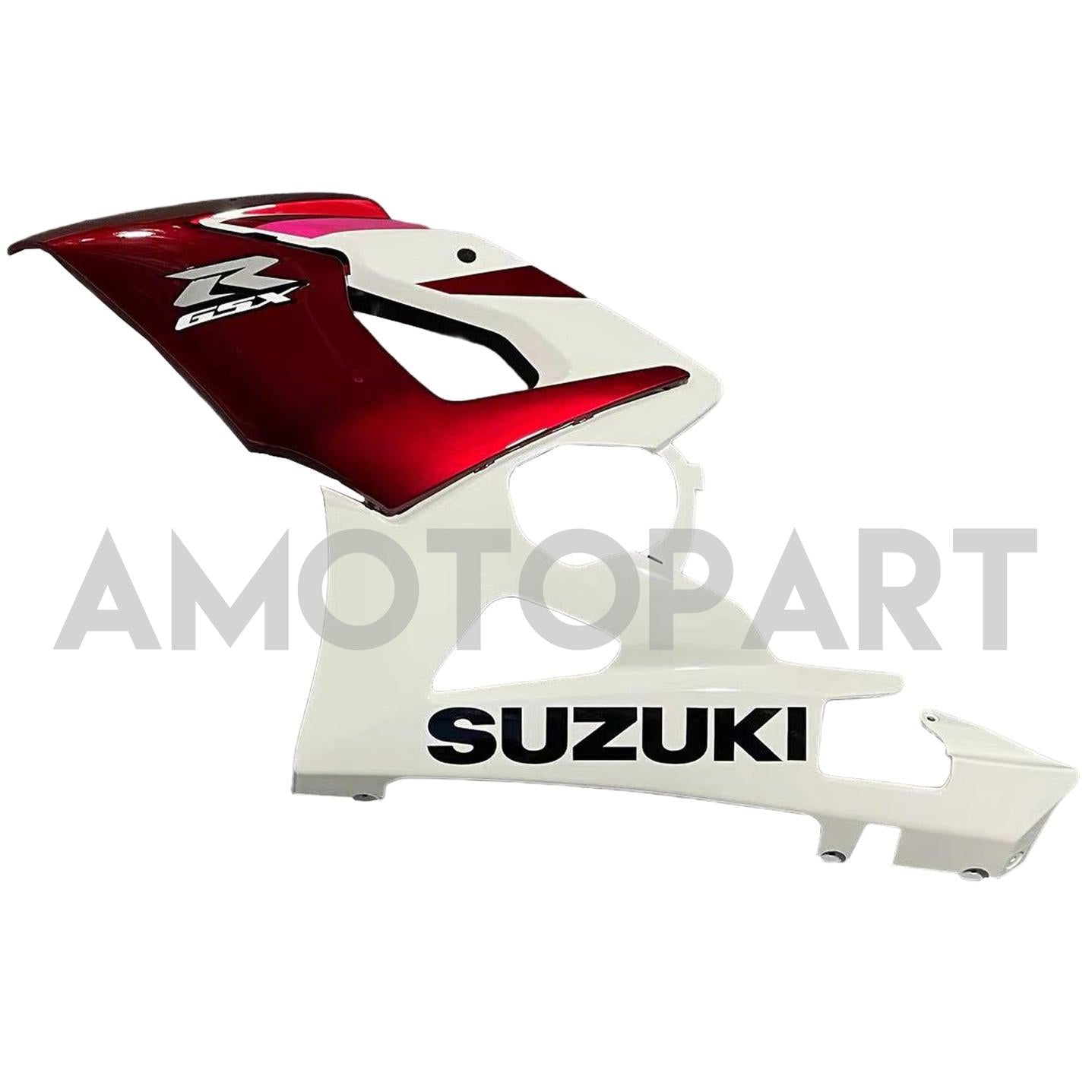 Amotopart 2005-2006 K5 GSXR1000 Suzuki Red & White Fairing Kit