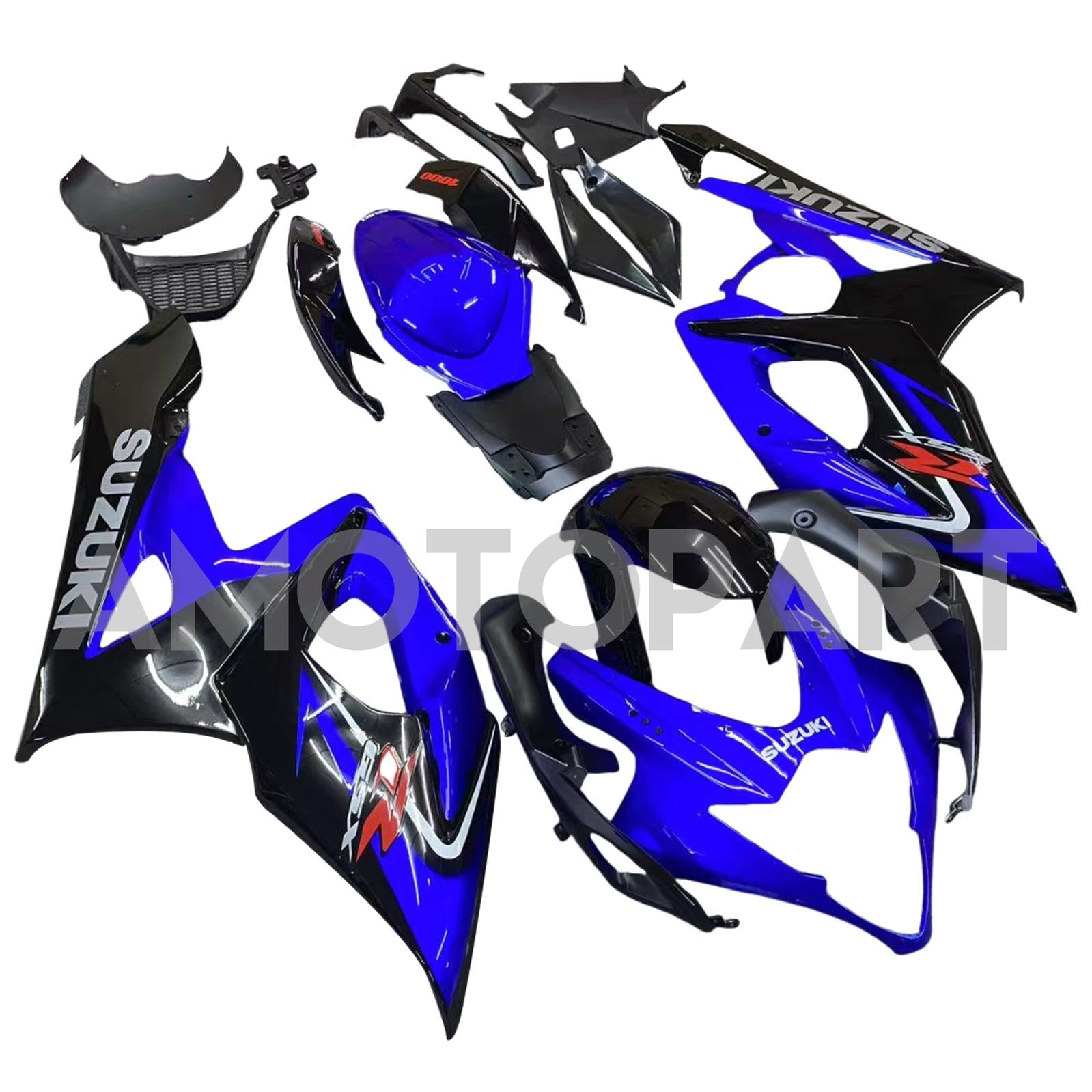 Amotopart 2005-2006 K5 GSXR1000 Suzuki Blue&Black Style1 Fairing Kit