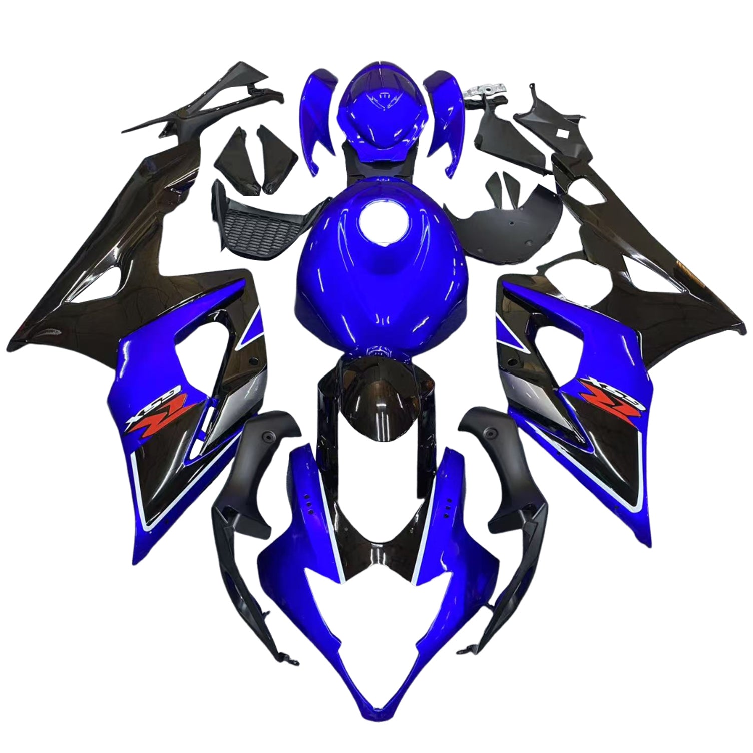 Amotopart 2005-2006 K5 GSXR1000 Suzuki Blue&Black Style2 Fairing Kit