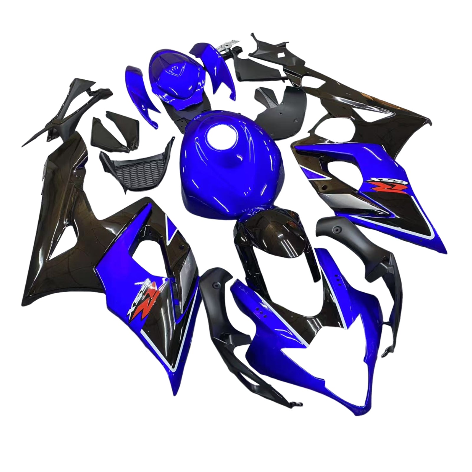 Amotopart 2005-2006 K5 GSXR1000 Suzuki Blue&Black Style2 Fairing Kit