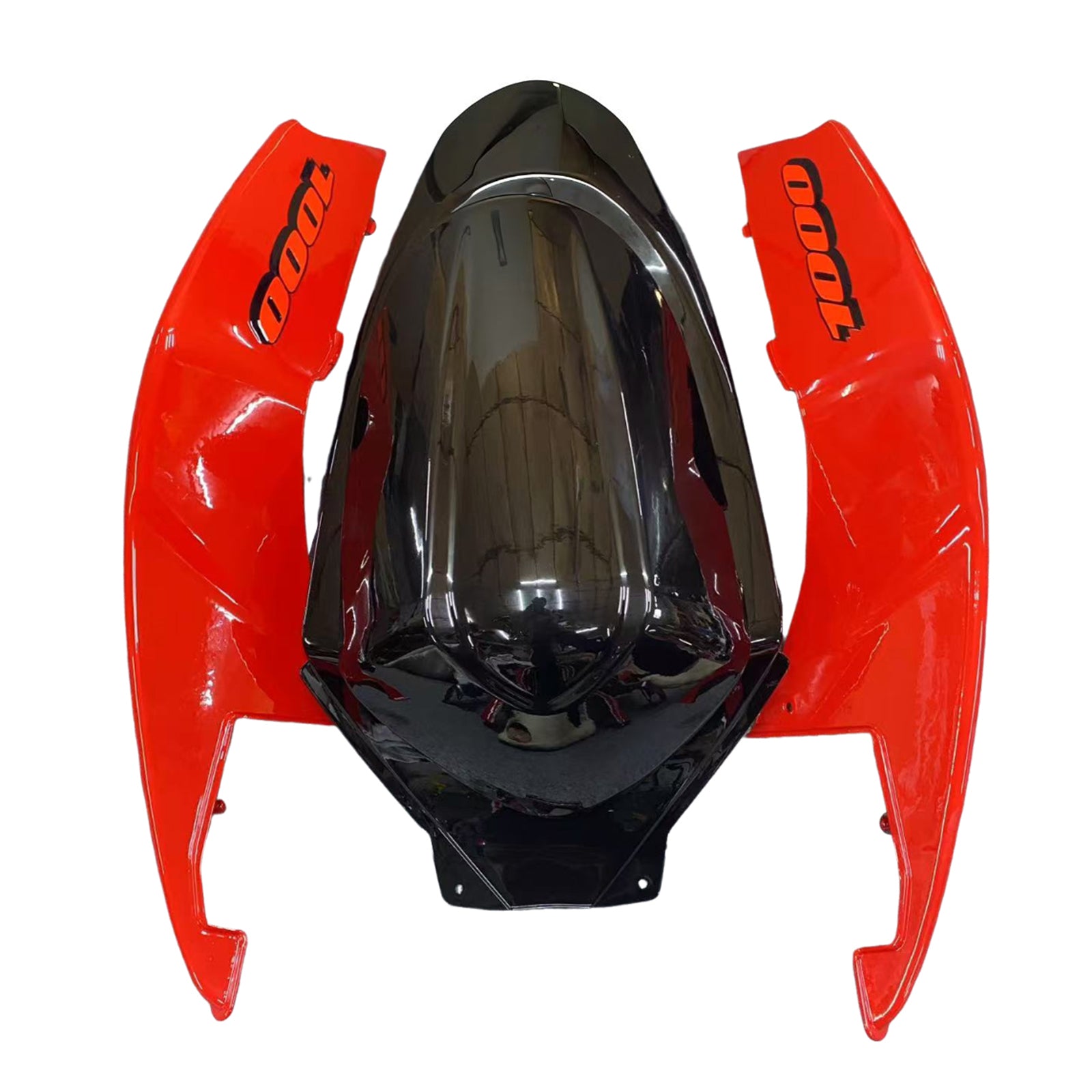 Amotopart 2005-2006 K5 GSXR1000 Suzuki Red & Black Style3 Kit de carenagem