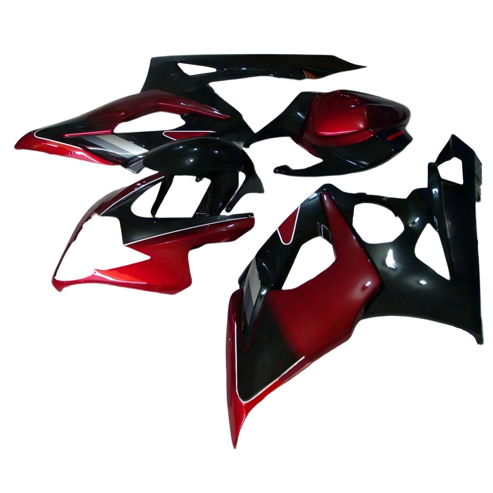 Amotopart 2005-2006 K5 GSXR1000 Suzuki Red&Black Style1 Fairing Kit