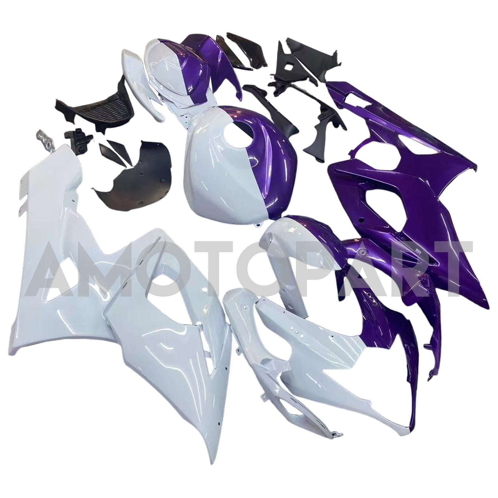 Amotopart 2005-2006 Suzuki GSXR1000 Purple White Fearing Kit
