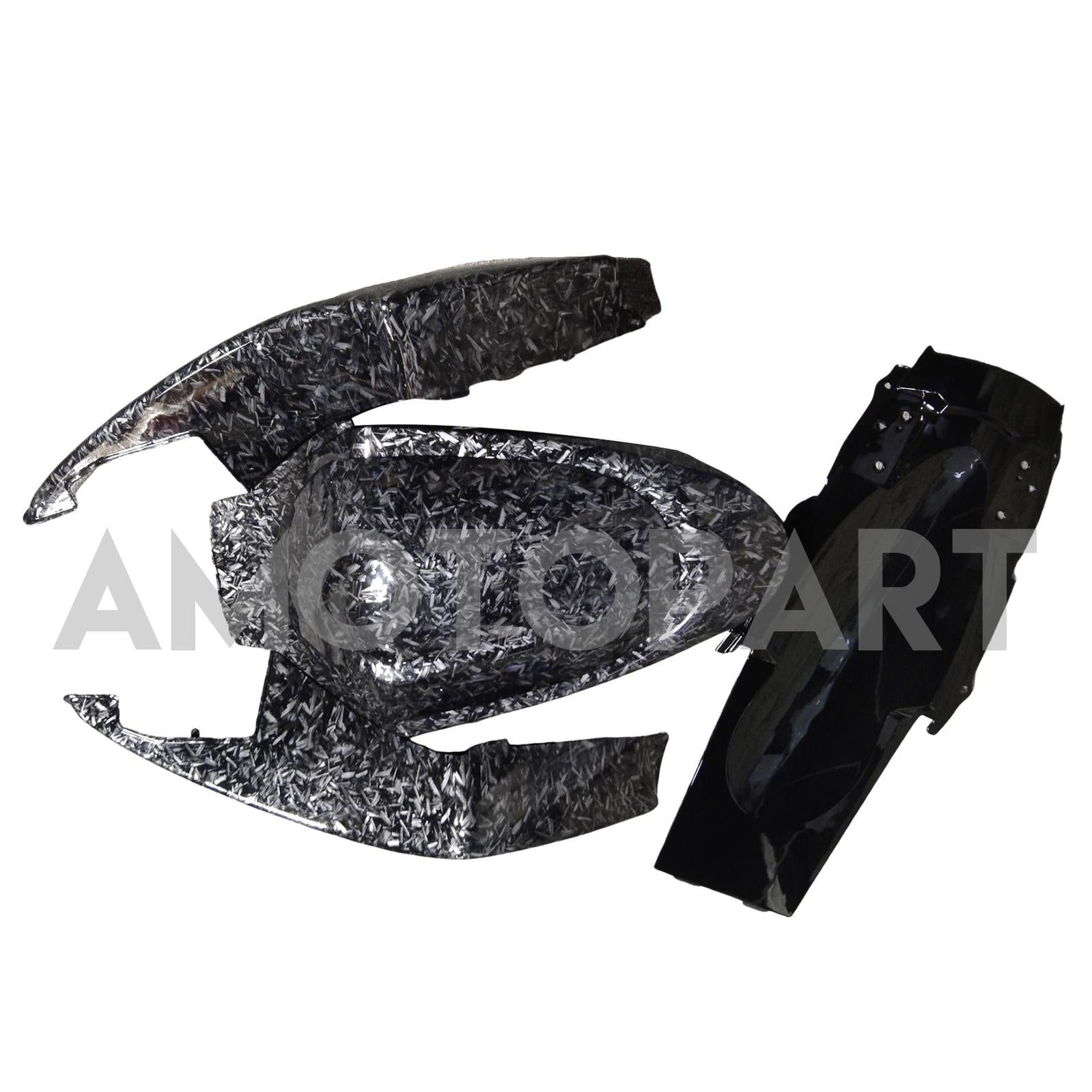 Amotopart 2005-2006 Suzuki GSXR1000 Kit de carénage de motif en fibre de carbone forgé