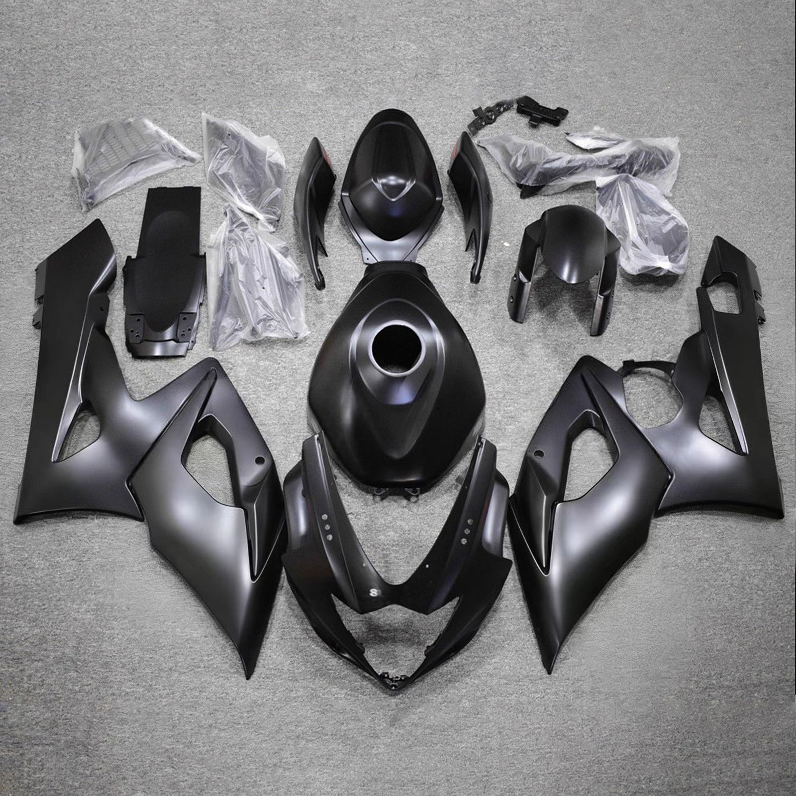 Amotopart 2005-2006 Suzuki GSXR1000 Black Fairing Kit