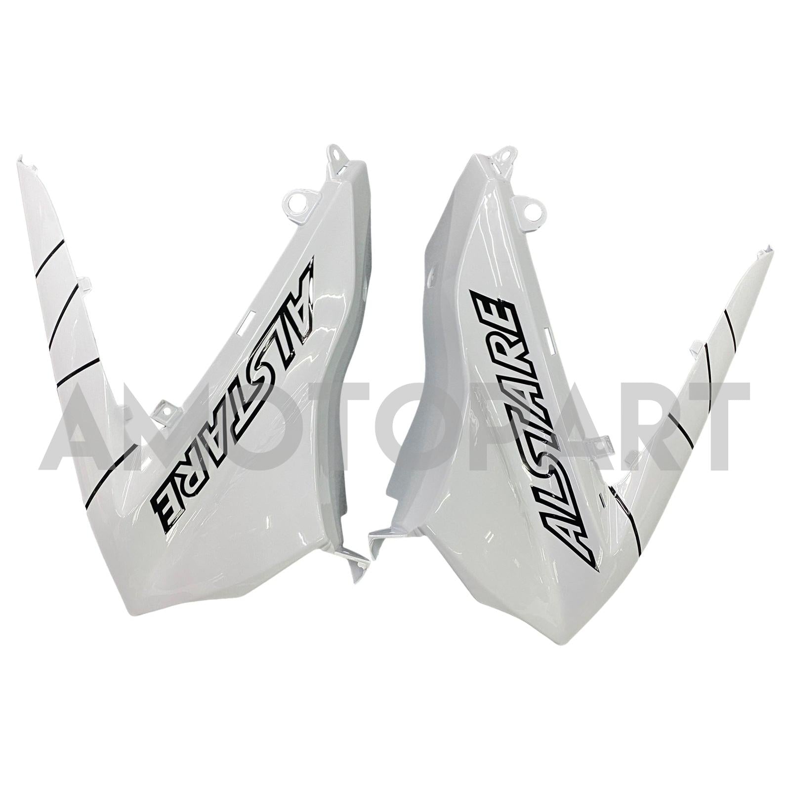 Amotopart 2007-2008 Suzuki GSXR1000 Fairing White&Black Line Kit