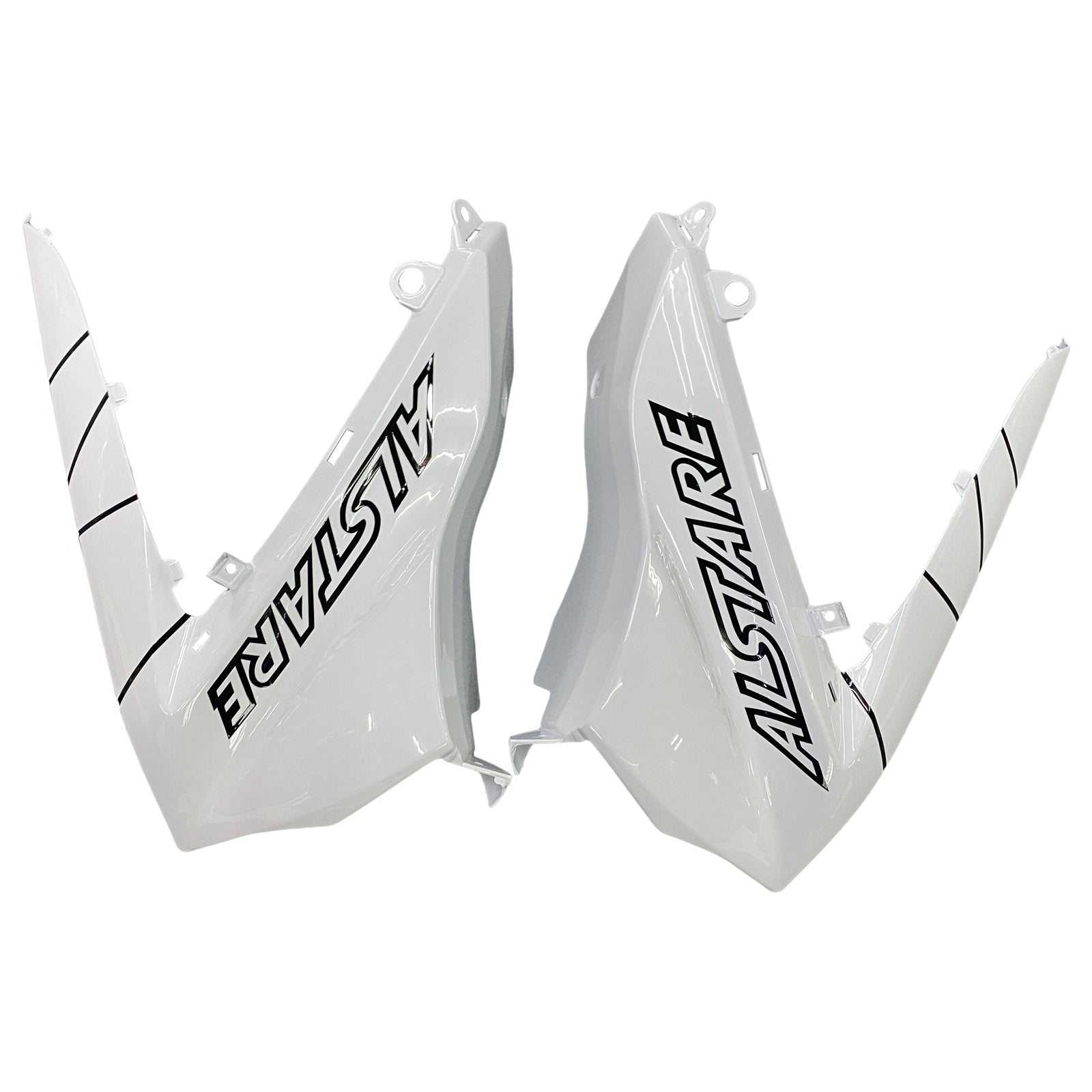 Amotopart 2007-2008 Suzuki GSXR1000 Fairing White&Black Line Kit