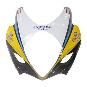 Amotopart 2007-2008 Suzuki GSXR1000 carenatura azzurro con logo giallo