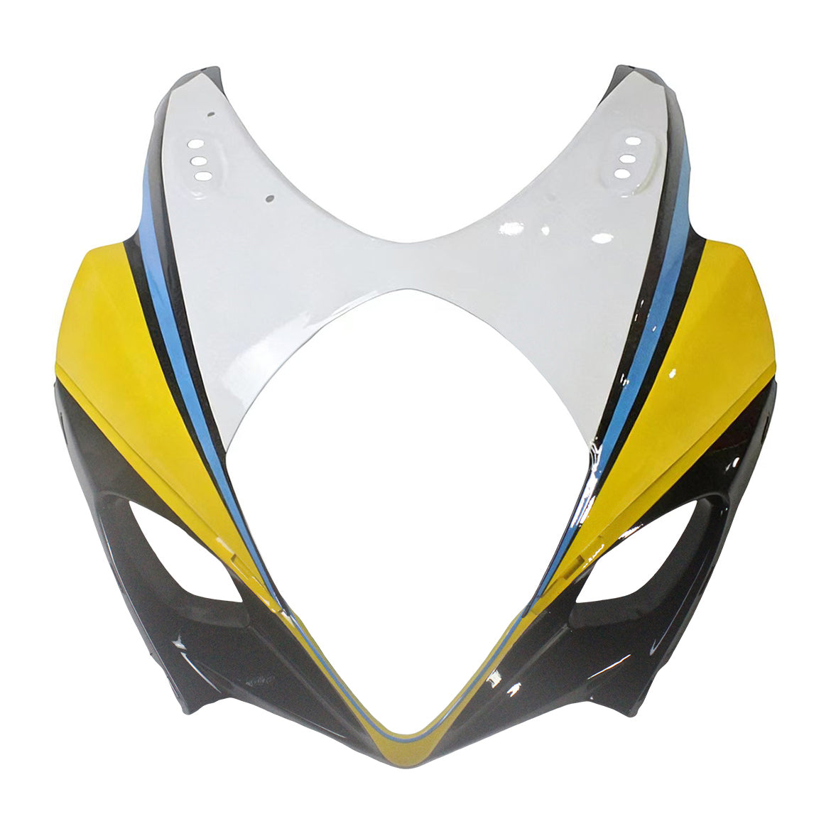 Amotopart 2007-2008 Suzuki GSXR1000 Kit de carenado azul claro y amarillo