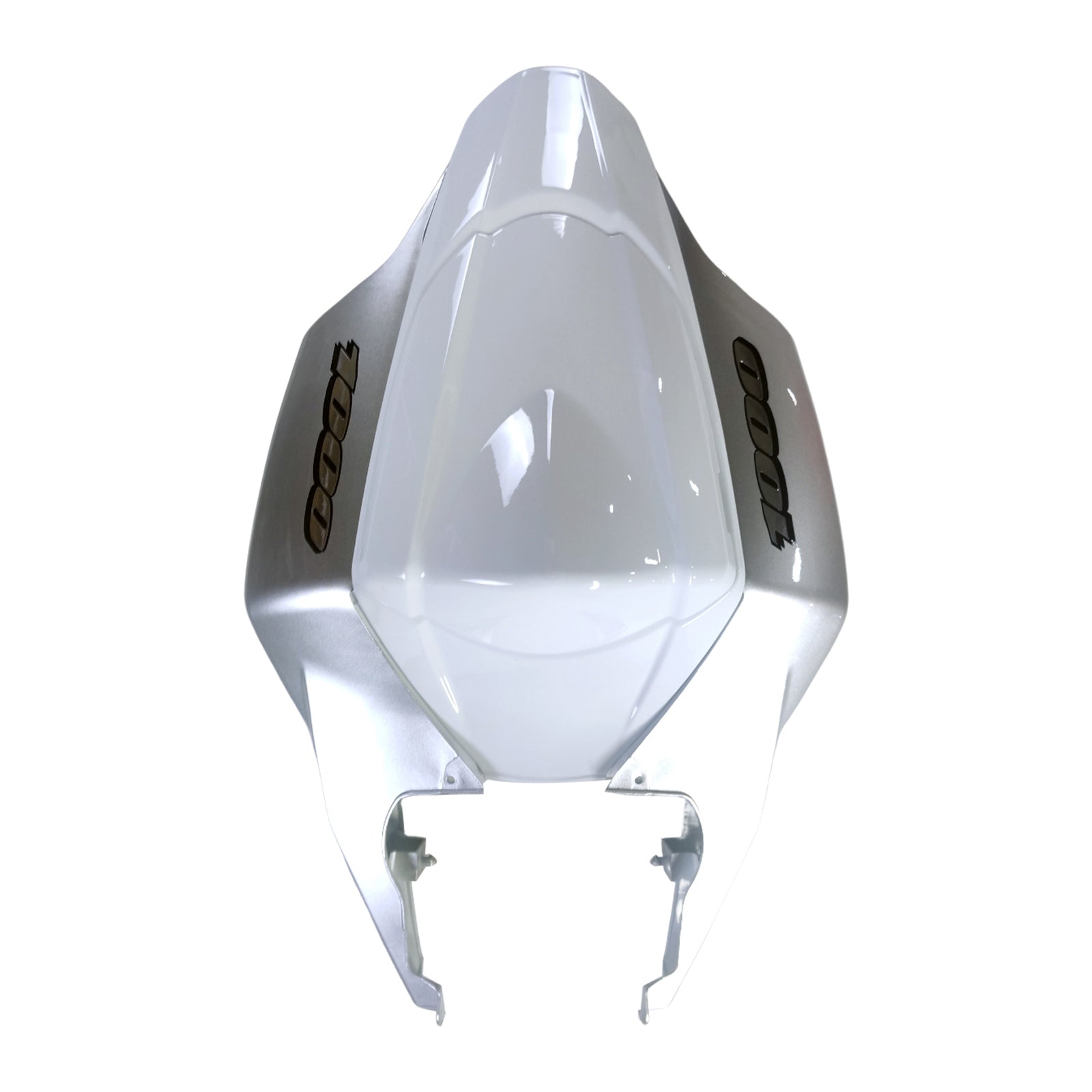 Amotopart 2007-2008 Suzuki GSXR1000 White Silver Fairing Kit