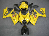 Amotopart 2007-2008 Suzuki GSXR1000 Fairing Yellow Kit