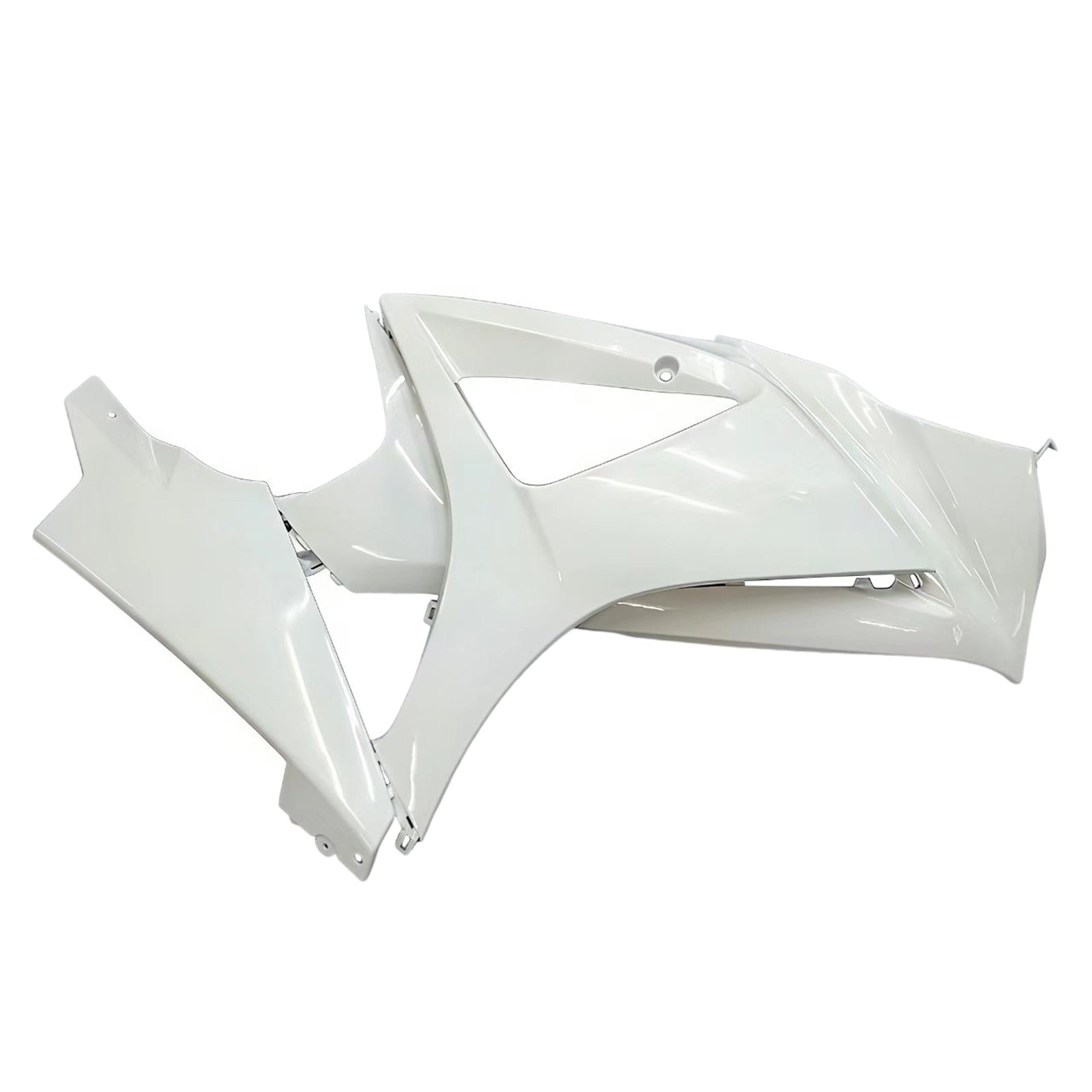 Amotopart 2007-2008 Suzuki GSXR1000 White Black Fairing Kit