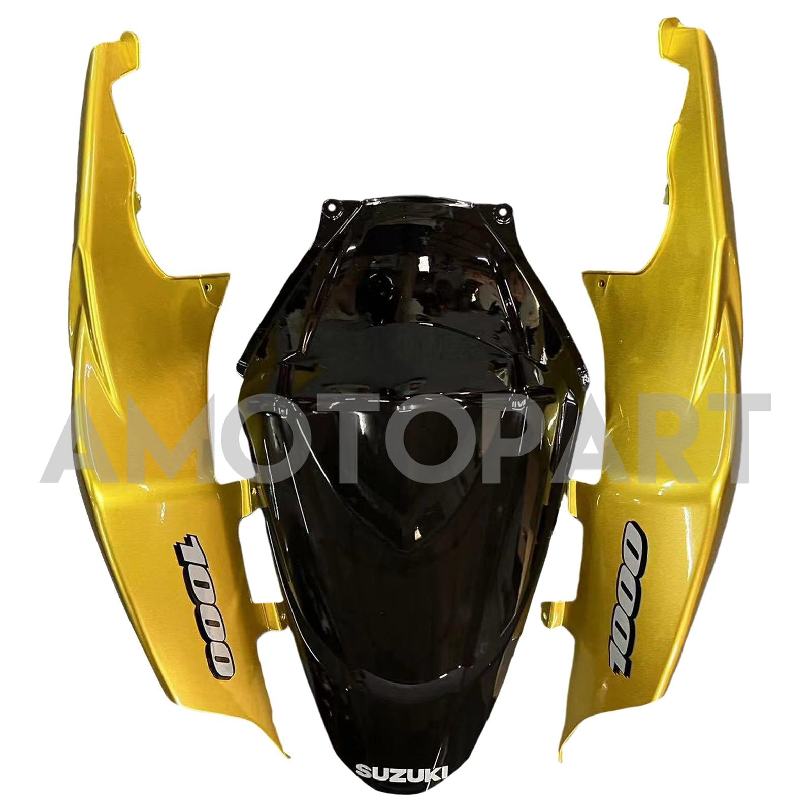 Amotopart 2007-2008 Suzuki GSXR 1000 Gold&Black Fairing Kit
