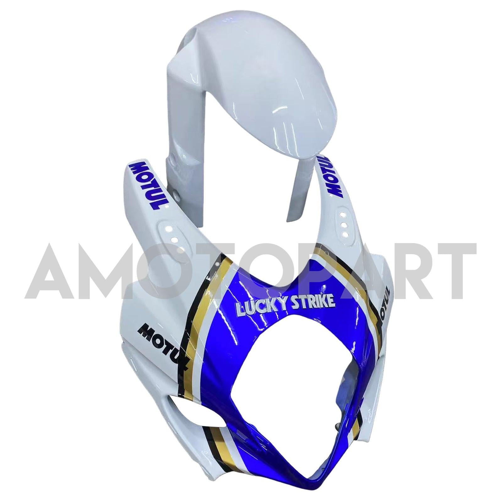 Amotopart 2007-2008 Suzuki GSXR1000 White Blue Fairing Kit