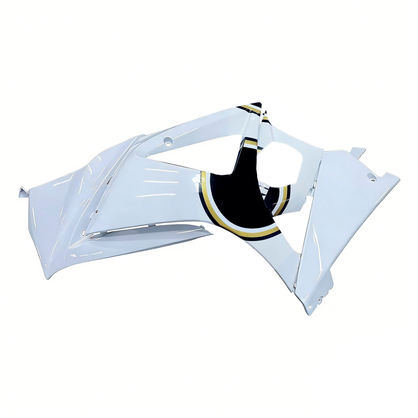 Amotopart 2007-2008 Suzuki GSXR1000 White Black Fairing Kit