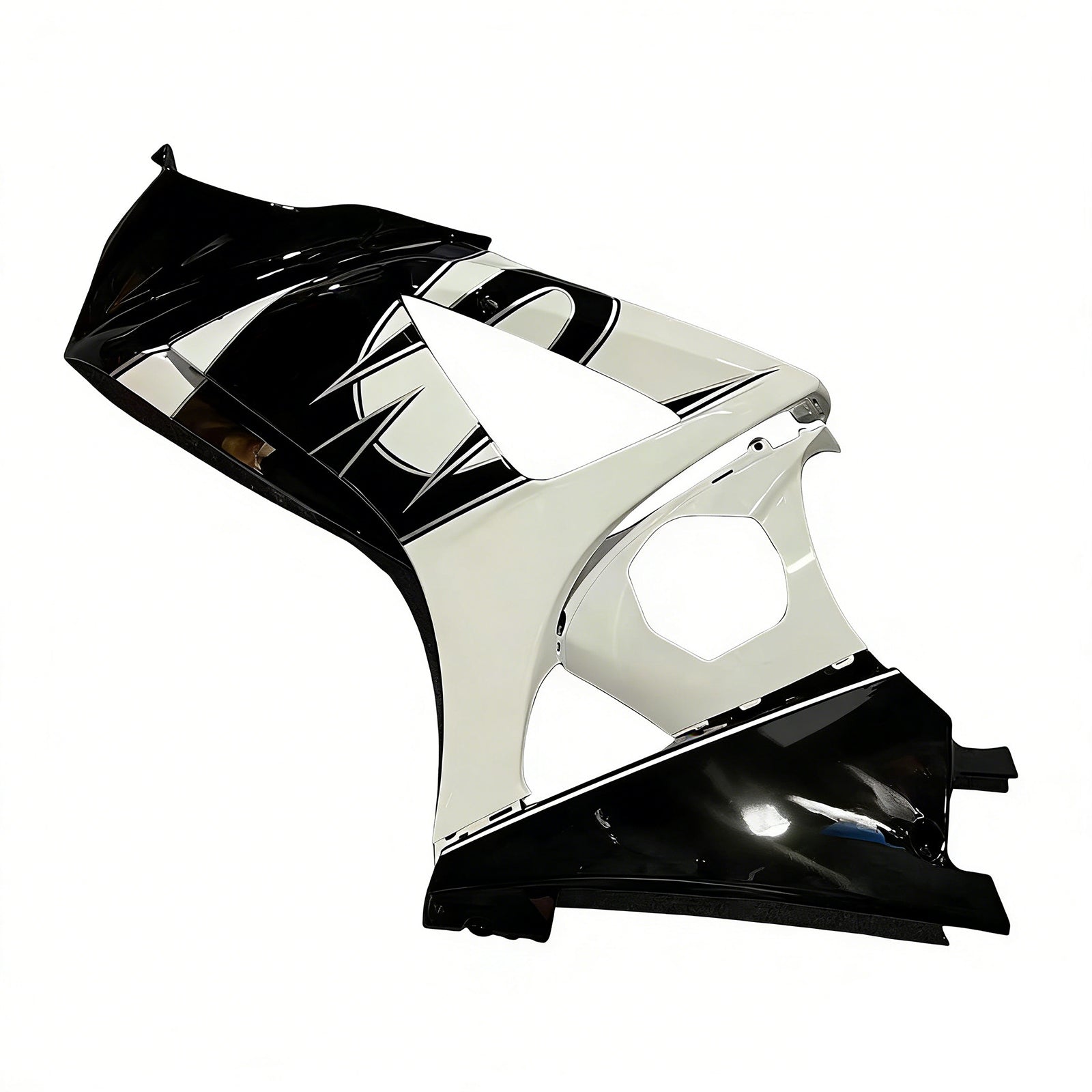 Amotopart 2007-2008 Suzuki GSXR1000 Black White Fairing Kit