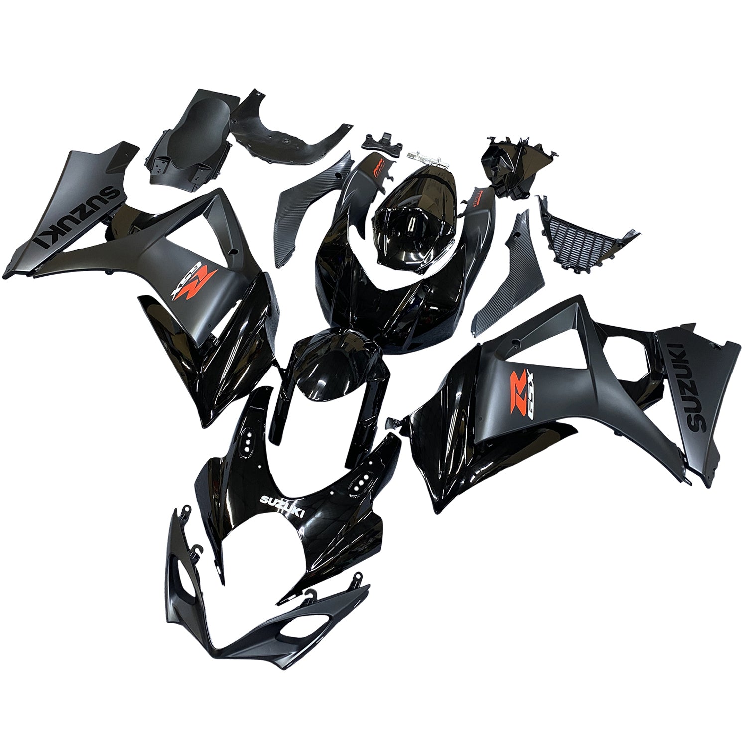 Amotopart 2007-2008 Suzuki GSXR1000 Fairing Black Style3 Kit