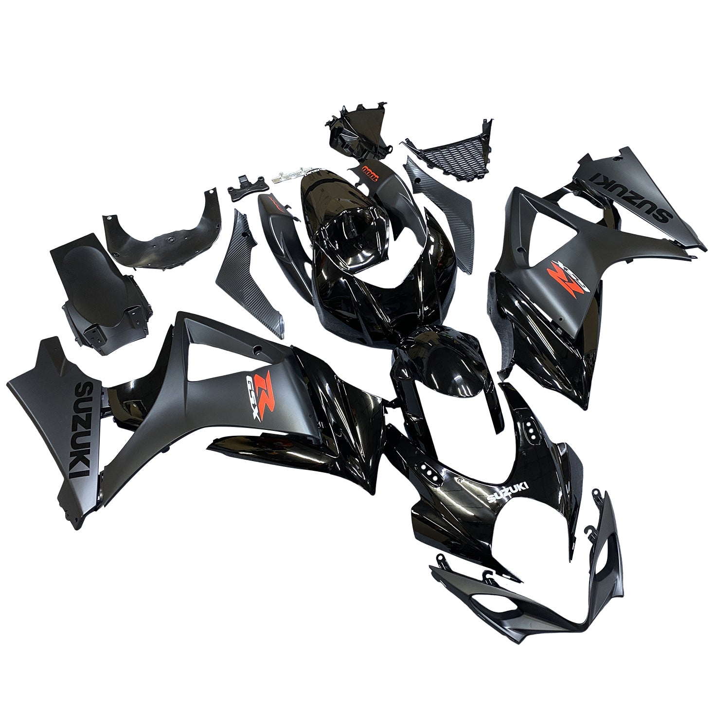 Amotopart 2007-2008 Suzuki GSXR1000 Fairing Black Style3 Kit